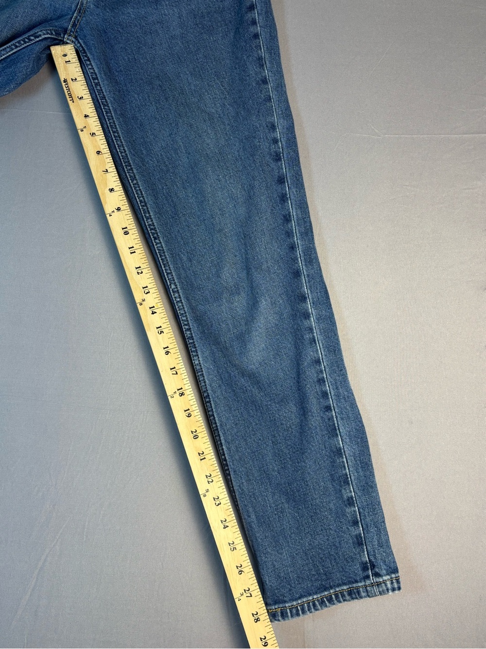 Everlane Denim The Original Cheeky Jean in Medium Blue Size 27 Womens - Picture 8 of 11